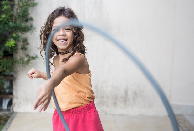 Classic Outdoor Games for Kids: Hula Hoop