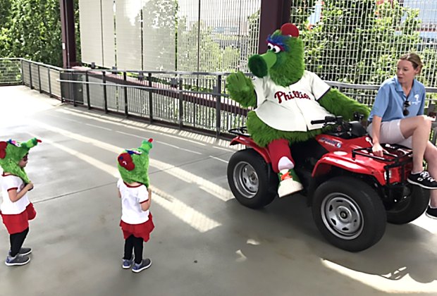 Say hello to the Phillie Phanatic!