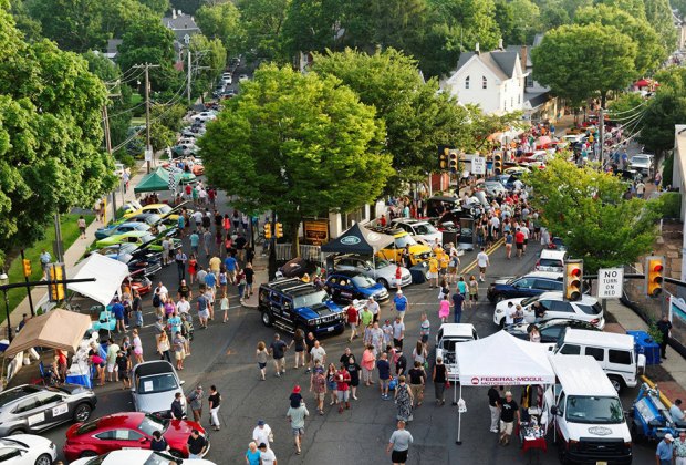 Doylestown Dusk Car Show.