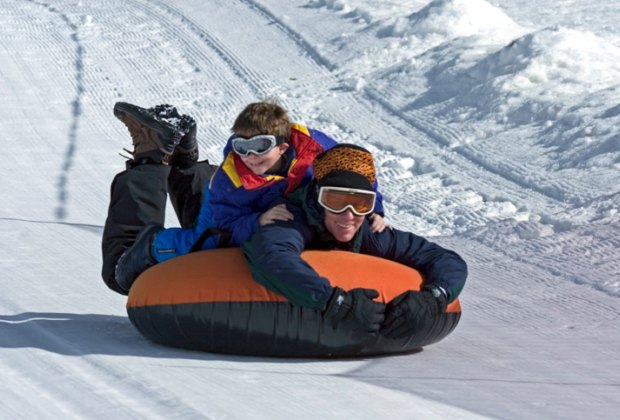 Snow tubing near San Francisco: Badger Pass Ski Area in Yosemite National Park