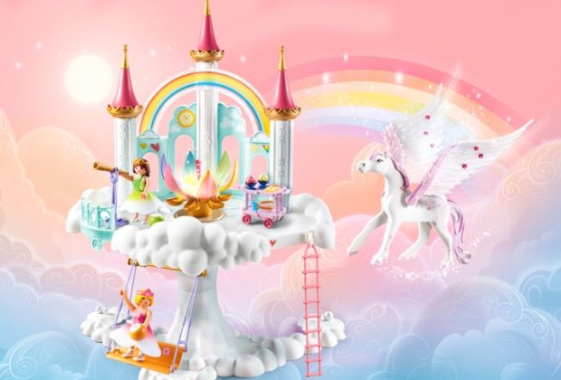 Rainbow Castle in the Clouds photo courtesy of  Playmobil.