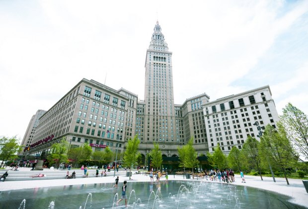 20 Things to Do in Cleveland with Kids Cool down with a free outdoor splash pad in Cleveland. Cody York for ThisIsCleveland.com