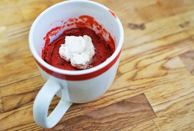 Easy Recipes for Kids: Red Velvet Mug Cake