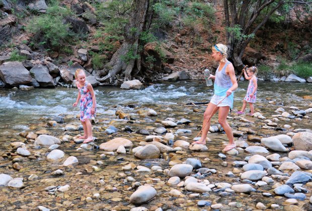 Zion National Park: A Guide for Families: Riverside Walk.