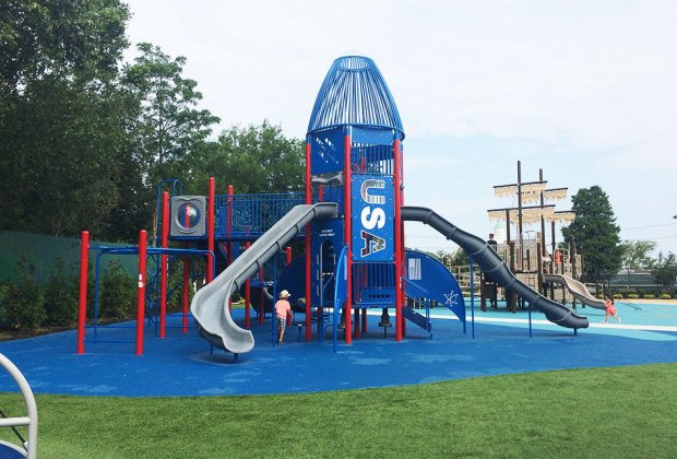 Rocketship Park in Port Jefferson Best Playgrounds on Long Island for Kids