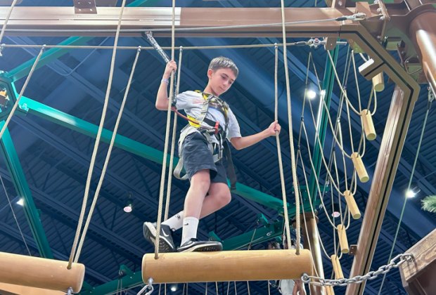 Great Wolf Lodge Maryland: Howlers Peak Ropes Course