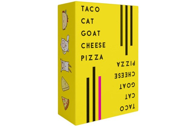 Taco Cat Goat Cheese Pizza Family Dinner Table Games for Restaurants and at Home 