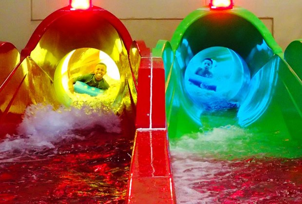 Sahara Sam's Water Slides Indoor Water Park