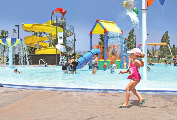 LA's Best Swimming Pools with Play Areas Worth a Drive this Summer Santa Clarita Aquatic Center. Photo courtesy of City of Santa Clarita
