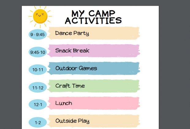 How To Make Summer Camp At Home Actually Fun Free Printable Mommypoppins Things To Do With Kids