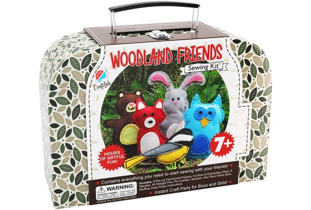 Sewing for Kids: CraftLab Woodland Animals Kids Sewing Kit