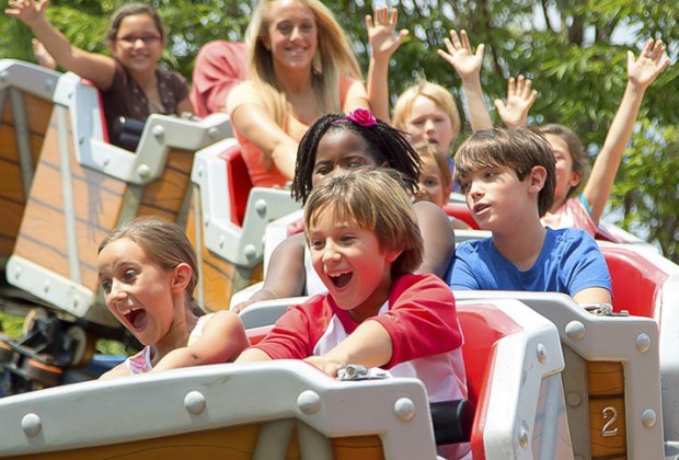 Let the park provide the thrills for a birthday crew. 