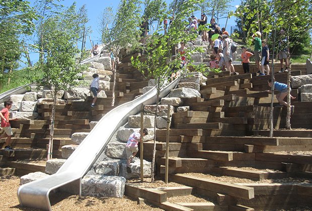 Slide Hill Opens on Governors Island with New Playground Fun
