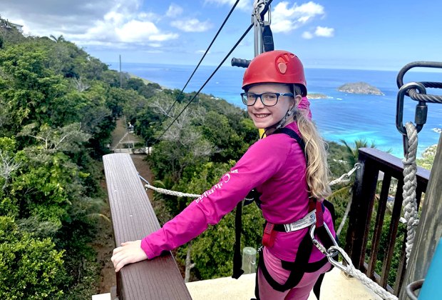 St. Thomas with Kids: Tree Limin' Extreme.