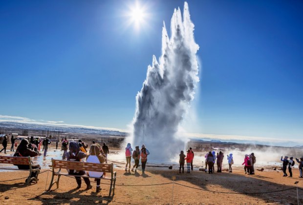 Iceland with Kids: 10 Things You Will Want To Do on a Family Trip Geysers are a common sight in Iceland but the Strokkur Geyser is particularly impressive.