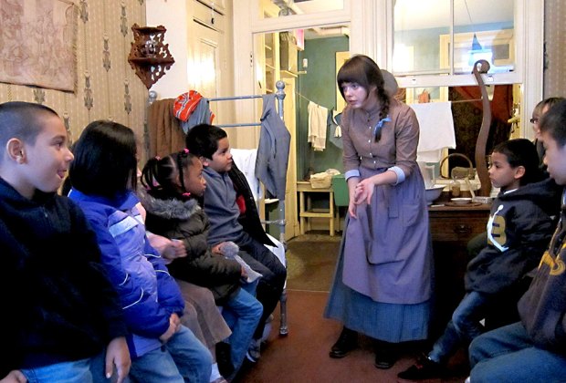 10 Spots to Explore the Immigrant Experience with New York City Kids Lower East Side Tenement Museum's Meet the Residents program.