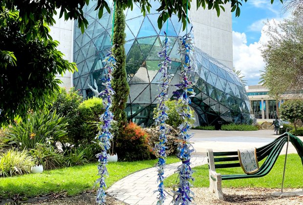 exterior shot of the dali museum