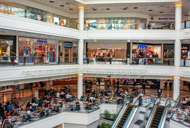 Interior view of The Galleria in White Plains