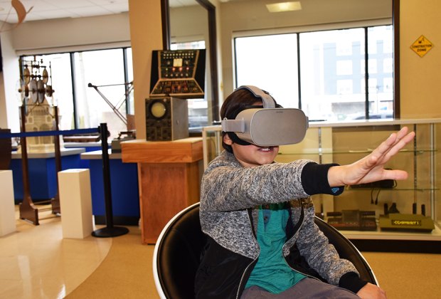 Long Island Science Center Returns to Riverhead Virtual-reality goggles transport kids to another world.