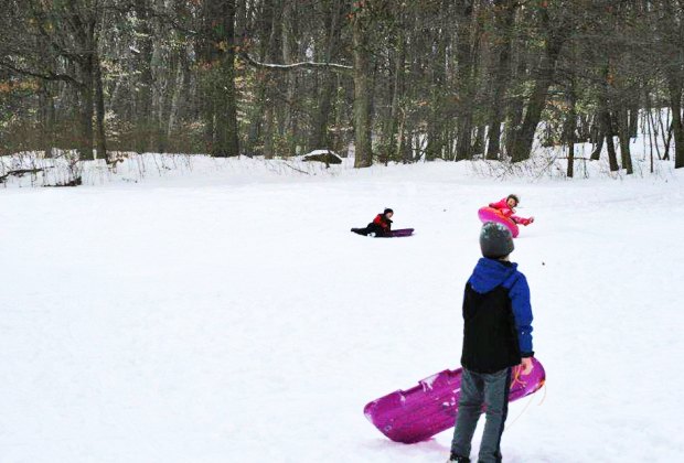 Best sledding hills in New Jersey: Van Saun County Park