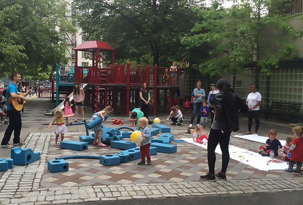 Accessible playgrounds in NYC Vesuvio Playground