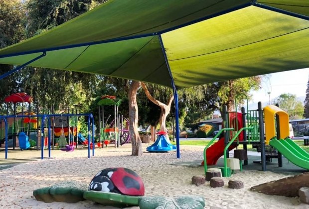 The Best Playgrounds with Shade in Los Angeles: Vickroy Park