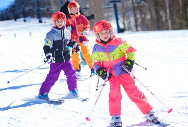 Children's Ski Lessons at Mountain High Rock!