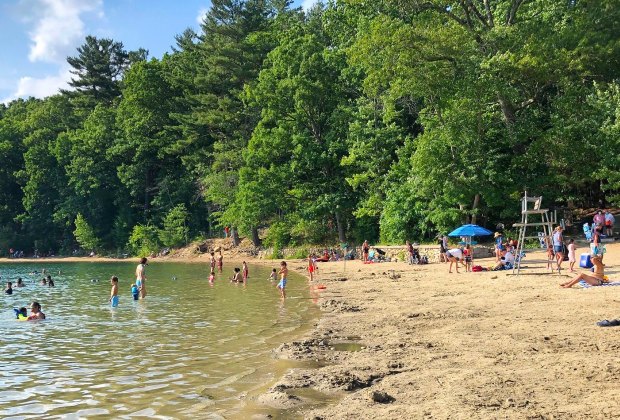 Photo of beach at Walden Pond - 100 things To Do in Boston