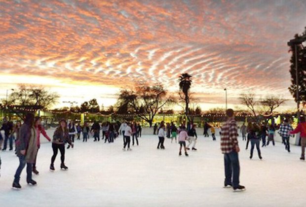 Best Outdoor Ice Skating Rinks In La From Downtown To The Valleys
