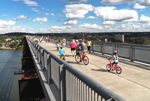 35 Things To Do with Kids in the Hudson Valley Enjoy glorious views on the Walkway Over the Hudson. Photo by Fred Schaeffer/courtesy of the Walkway.