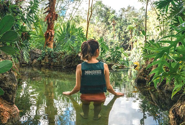 jungle tour in Xcaret Park