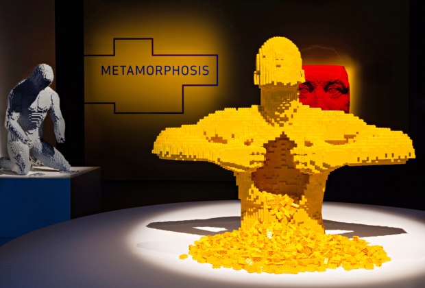 Things To Do in LA this Weekend with Kids: Leap Day, Art of the Brick, Irvine Park Railroad, Bob Baker Day Photo courtesy of The Art of the Brick