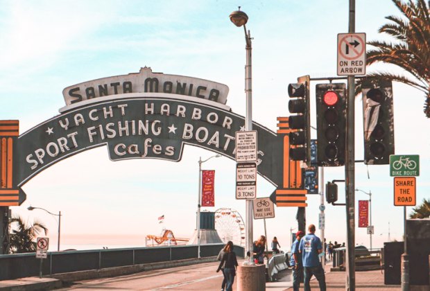 The start of the Satna Monica Pier