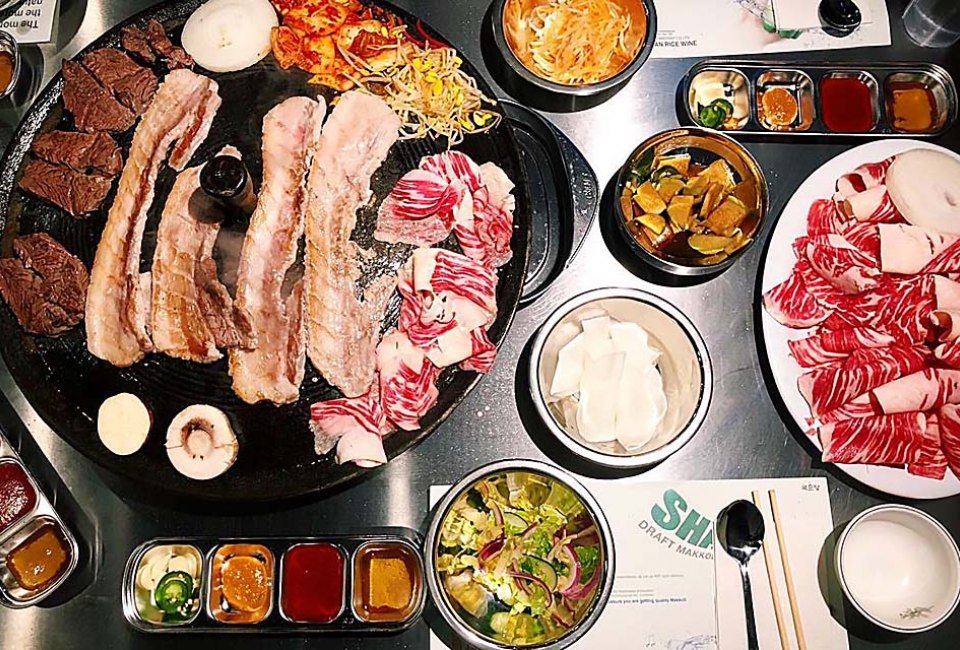 Kids will be wowed by the delicious all-you-can-eat spread at 02 Korean BBQ.