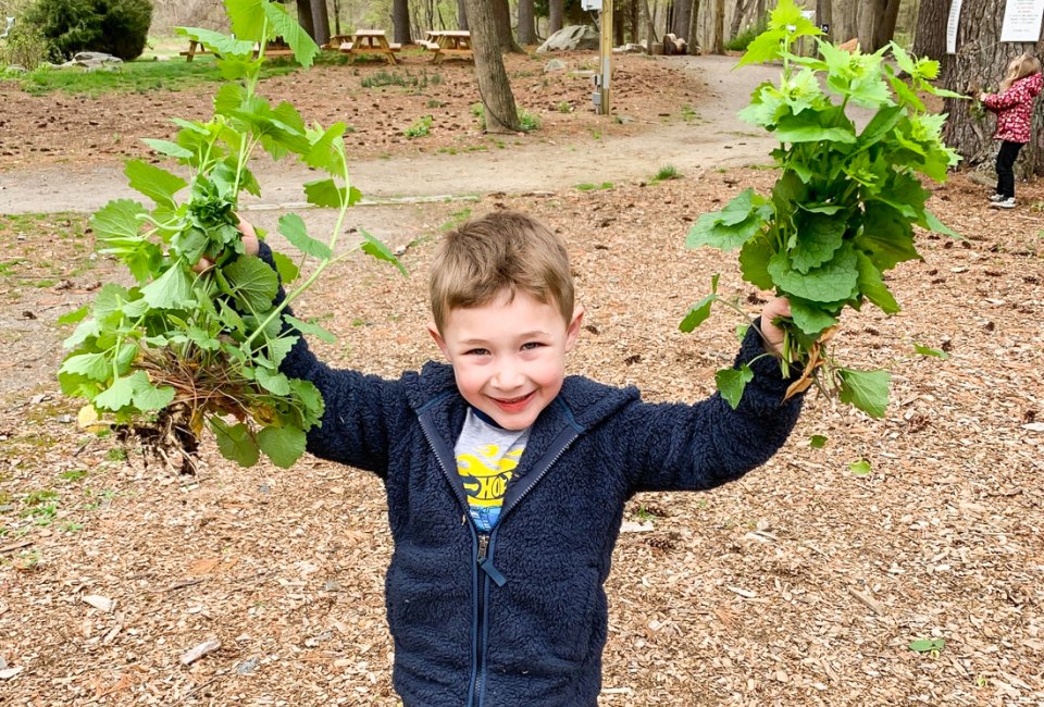 Kids learn new skills and make new friends at the best classes for preschoolers and toddlers in Connecticut. Photo courtesy of Earthplace Preschool 