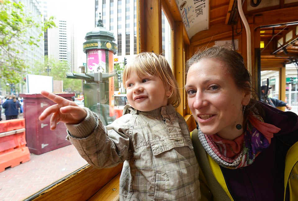 There's so much to see and do in San Francisco with kids. Cable Car by Vasile Cotovanu via Flickr CC BY-NC-ND 2.0
