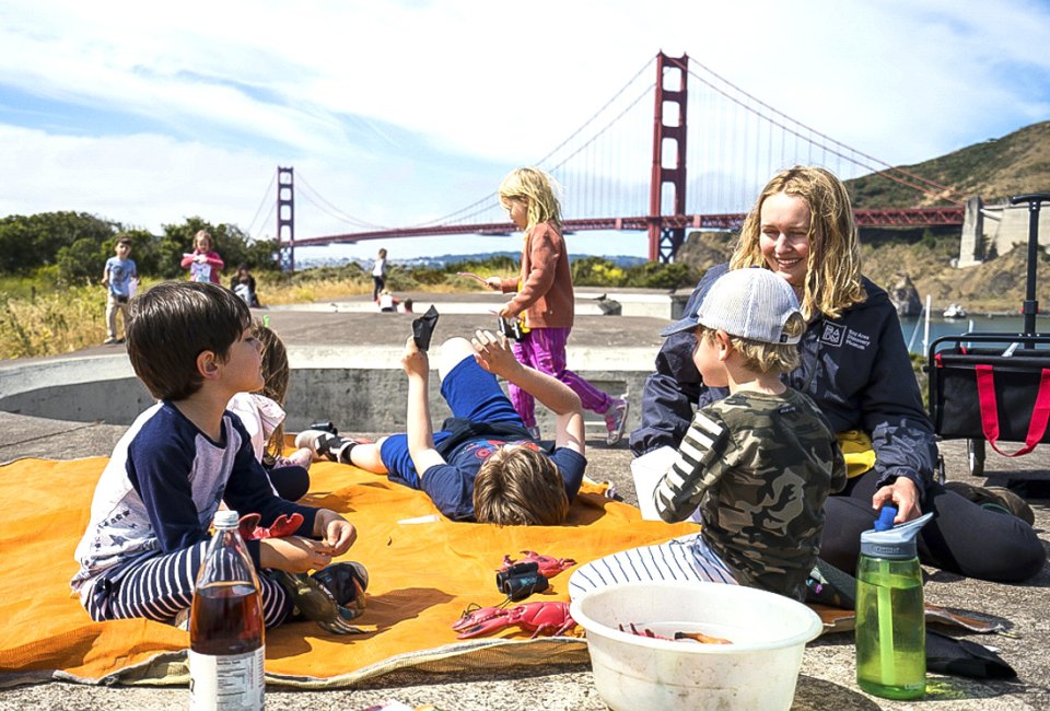 The Bay Area Discovery Museum has the most stunning view of any kids' museum. Ever.  Photo courtesy of the Museum