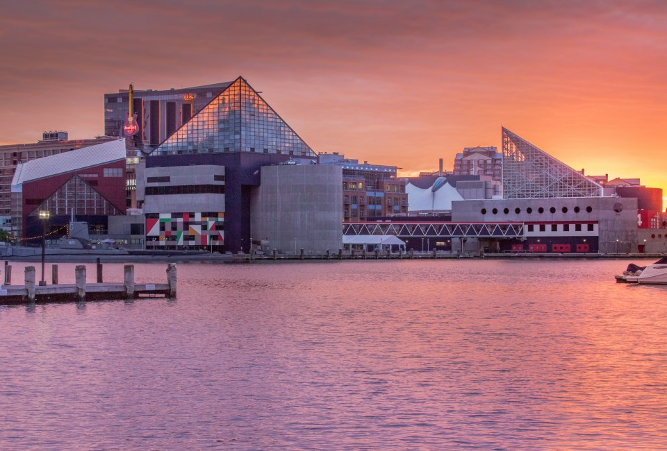 The National Aquarium sits on the edge of Baltimore's Inner Harbor. Photo courtesy the aquarium