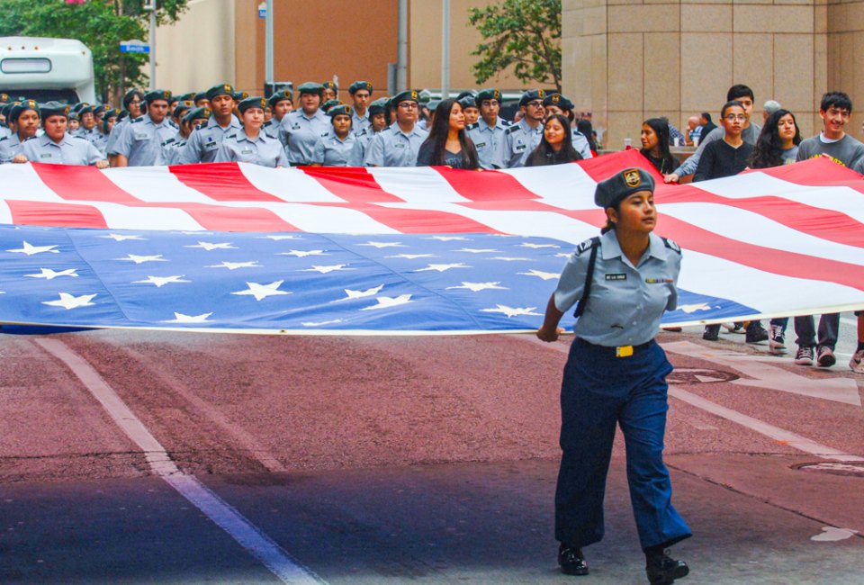 Houston Veterans Day Parade. Photo taken by Ed Uthman via Flickr