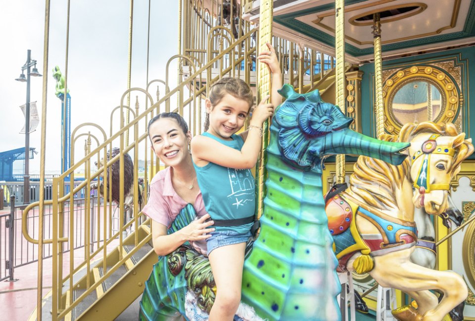 Pleasure Pier in Galveston is a top attraction near Houston. Photo courtesy of Visit Galveston