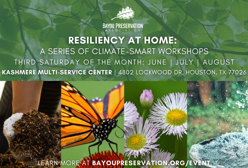 Resiliency at Home: A Series of Climate Smart Workshops