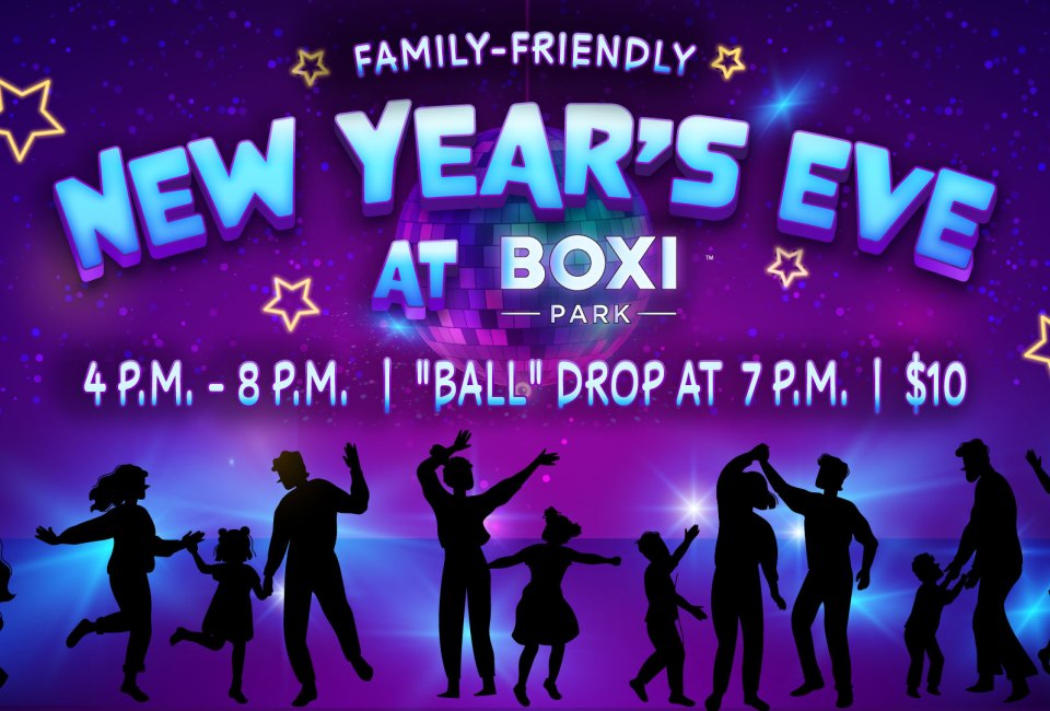 Family New Year's Eve at Boxi Park Mommy Poppins Things To Do in