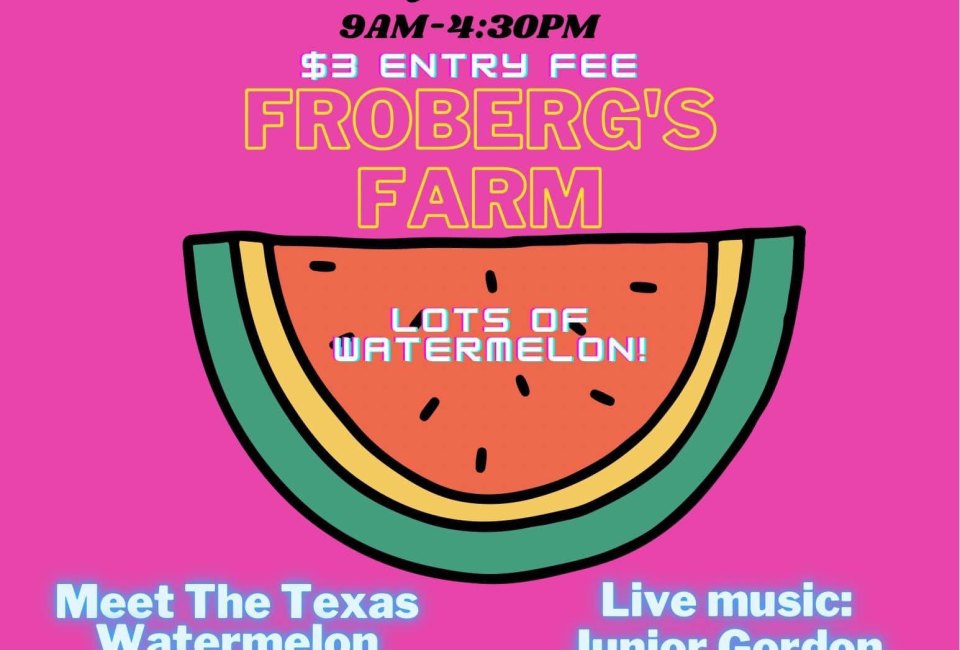 Watermelon Festival at Froberg's Farm Mommy Poppins Things To Do in