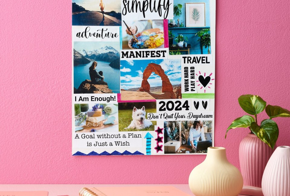 Make a New Year's Vision Board at Michael's | Mommy Poppins - Things To ...