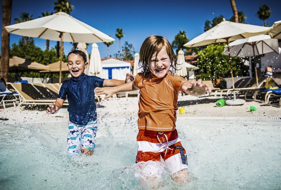 Just try getting kids out of the pool at the Omni Rancho Las Palmas Resort & Spa Rancho Mirage. Photo courtesy of the hotel via Facebook