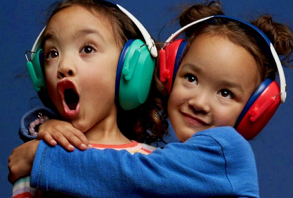 Headphones like these from 3M Kids help protect kids' hearing so you can enjoy loud activities together.