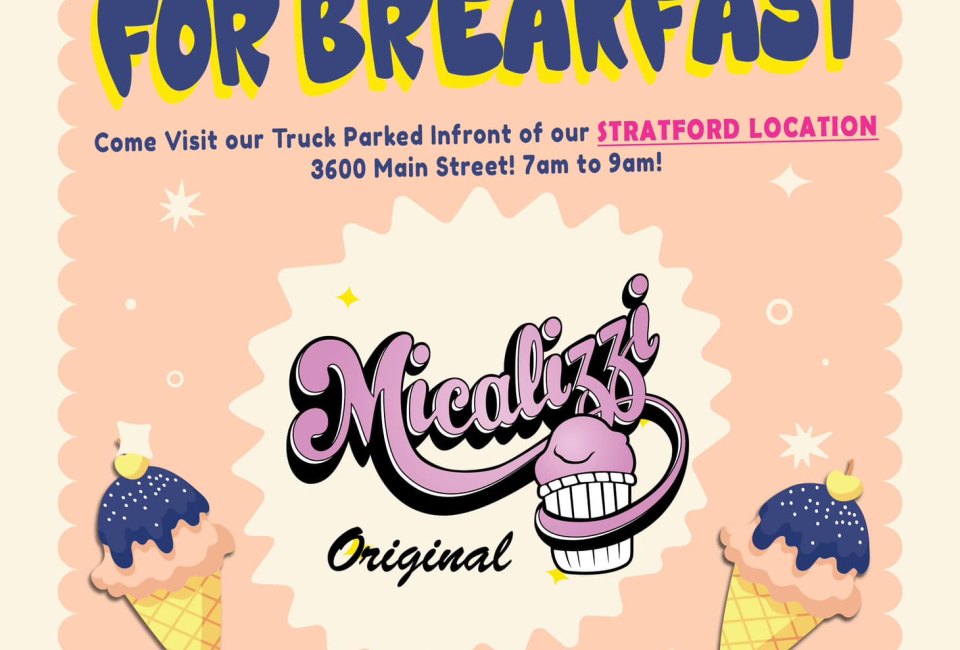 Ice Cream for Breakfast at Micalizzi's Ice Cream