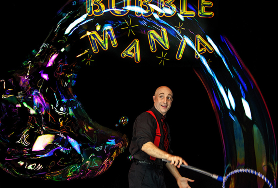Casey Carle's BubbleMania Stage Show at the Katharine Hepburn Performing Arts Center