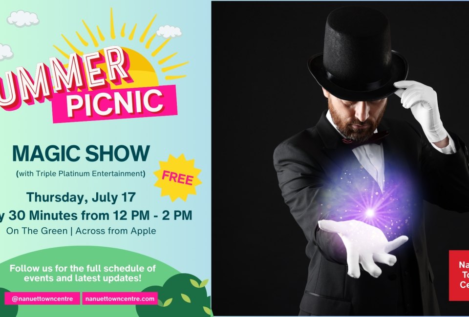 Summer Picnic: Magic Shows at Nanuet Town Centre