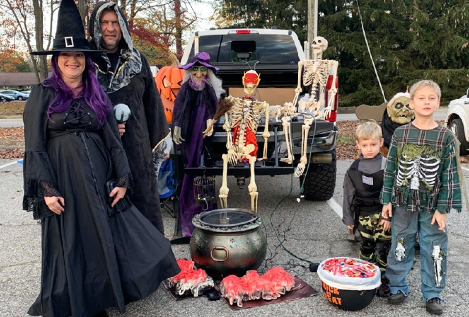 Grab your cauldron and head out for some candy! Photo courtesy of Colchester Parks and Recreation 